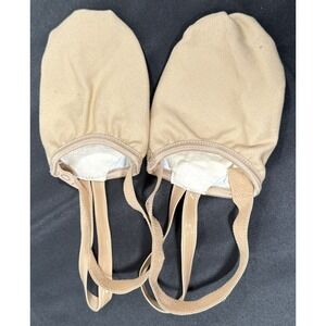 Capezio Hanami Pirouette Dance Shoes Womens XL Nude H064W Stretch Canvas Turners